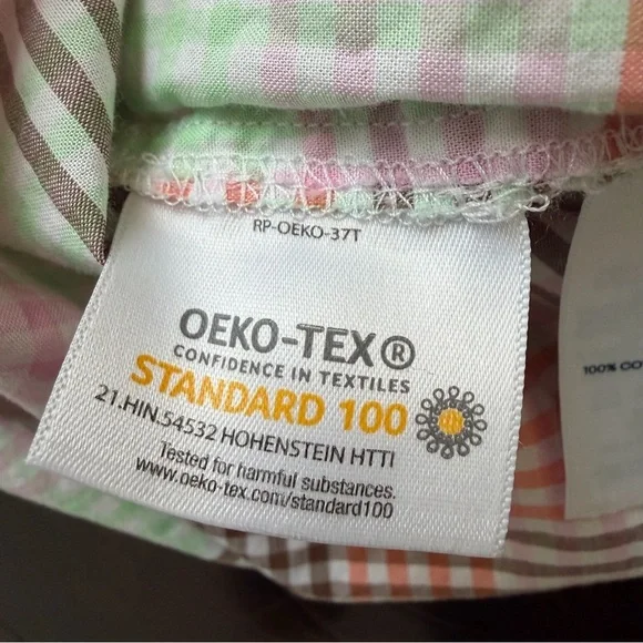 Lands' End Women’s Button Tunic Blouse Flannel Size L Plaid Pockets Easter Long - Picture 8 of 9